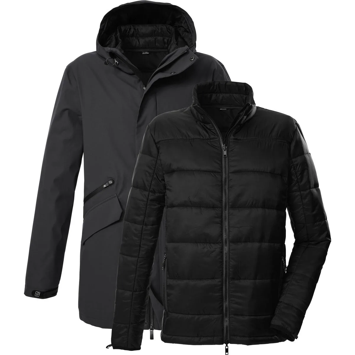 KOW 94 Herren Doppeljacke, grau L