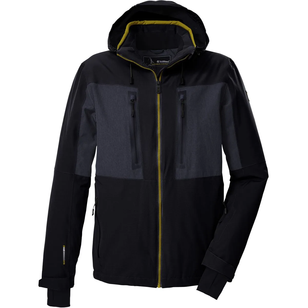 KSW 47 Herren Skijacke, schwarz 4XL