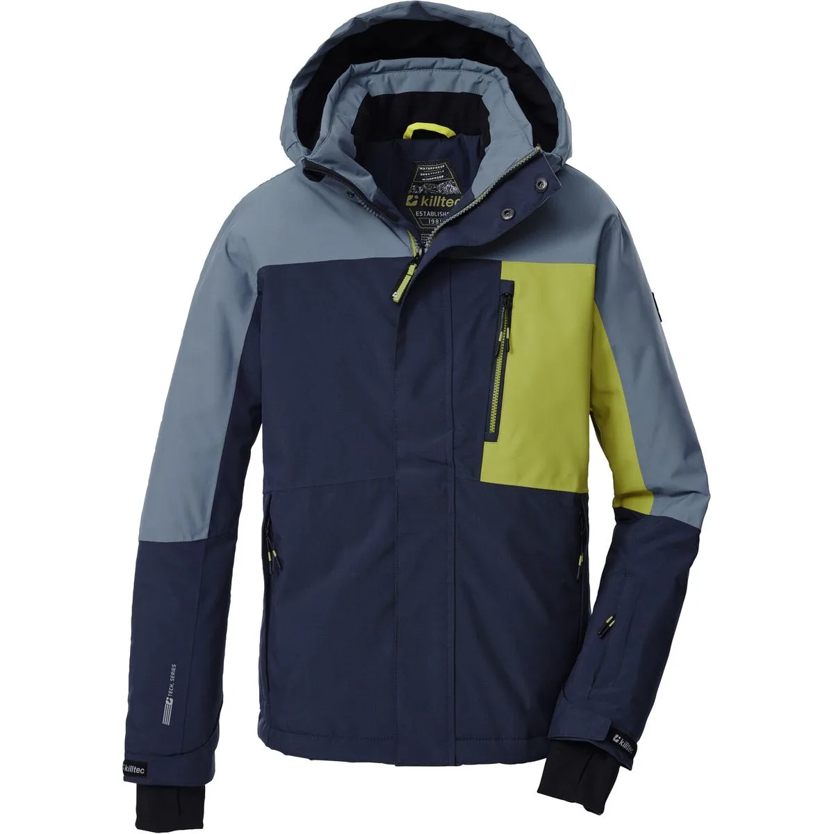 KSW 200 Jungen Skijacke, blau 128