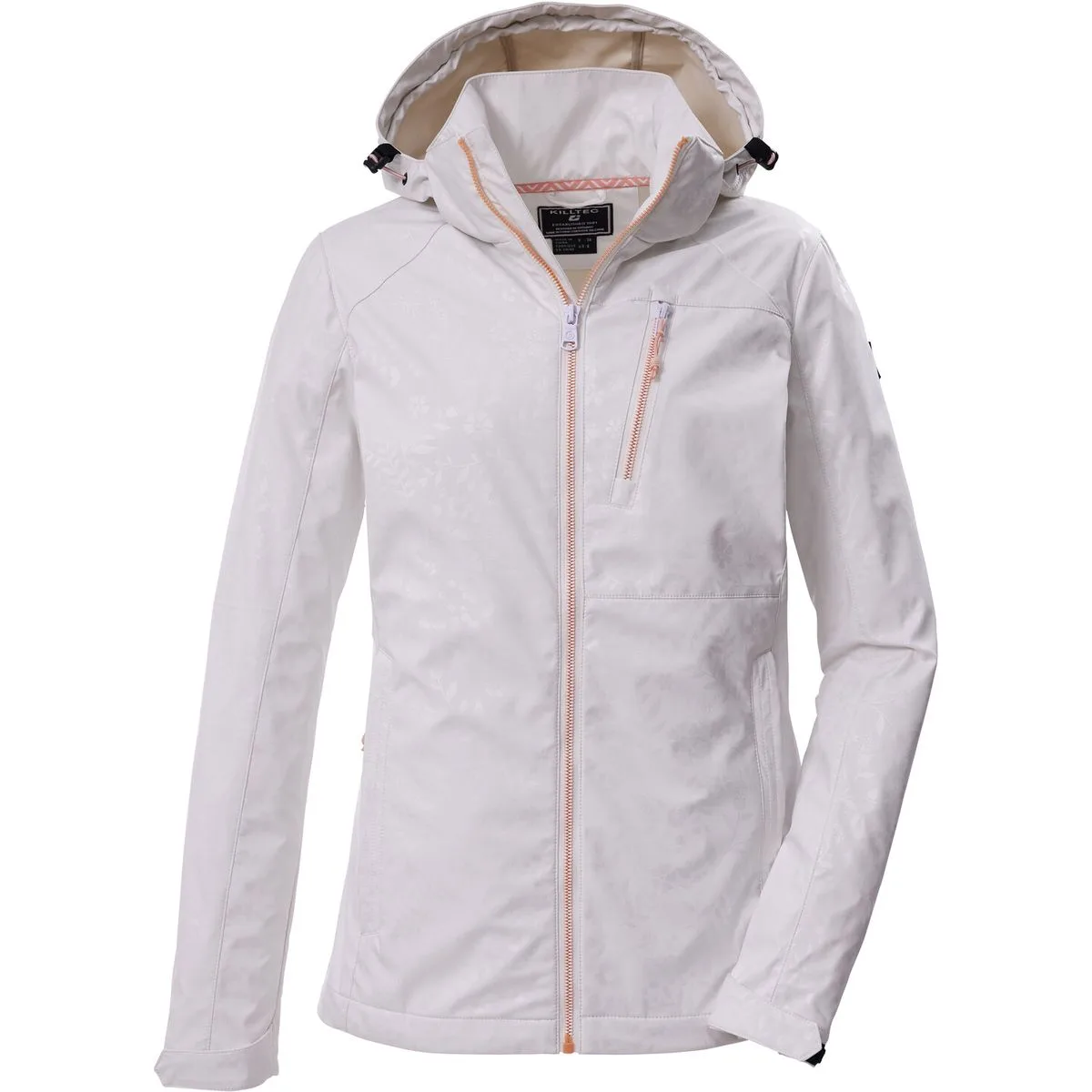 Kos 13 Floral Damen Funktionsjacke, weiß 44