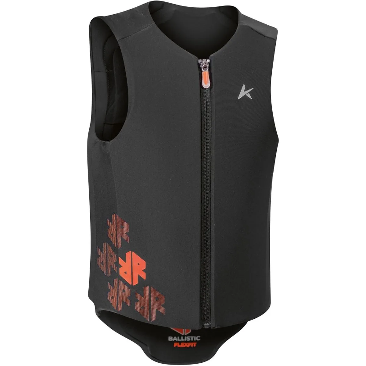 Ballistic Flex Fit Eco Kinder Rückenprotektor, schwarz 128