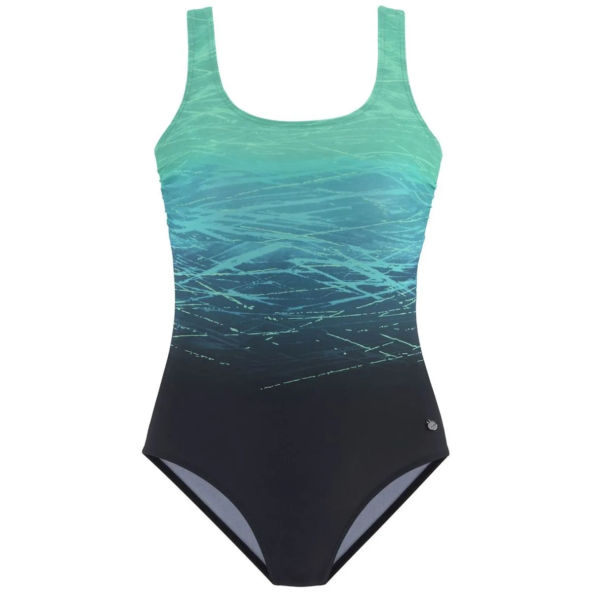 Batik Damen Badeanzug, türkis 40E