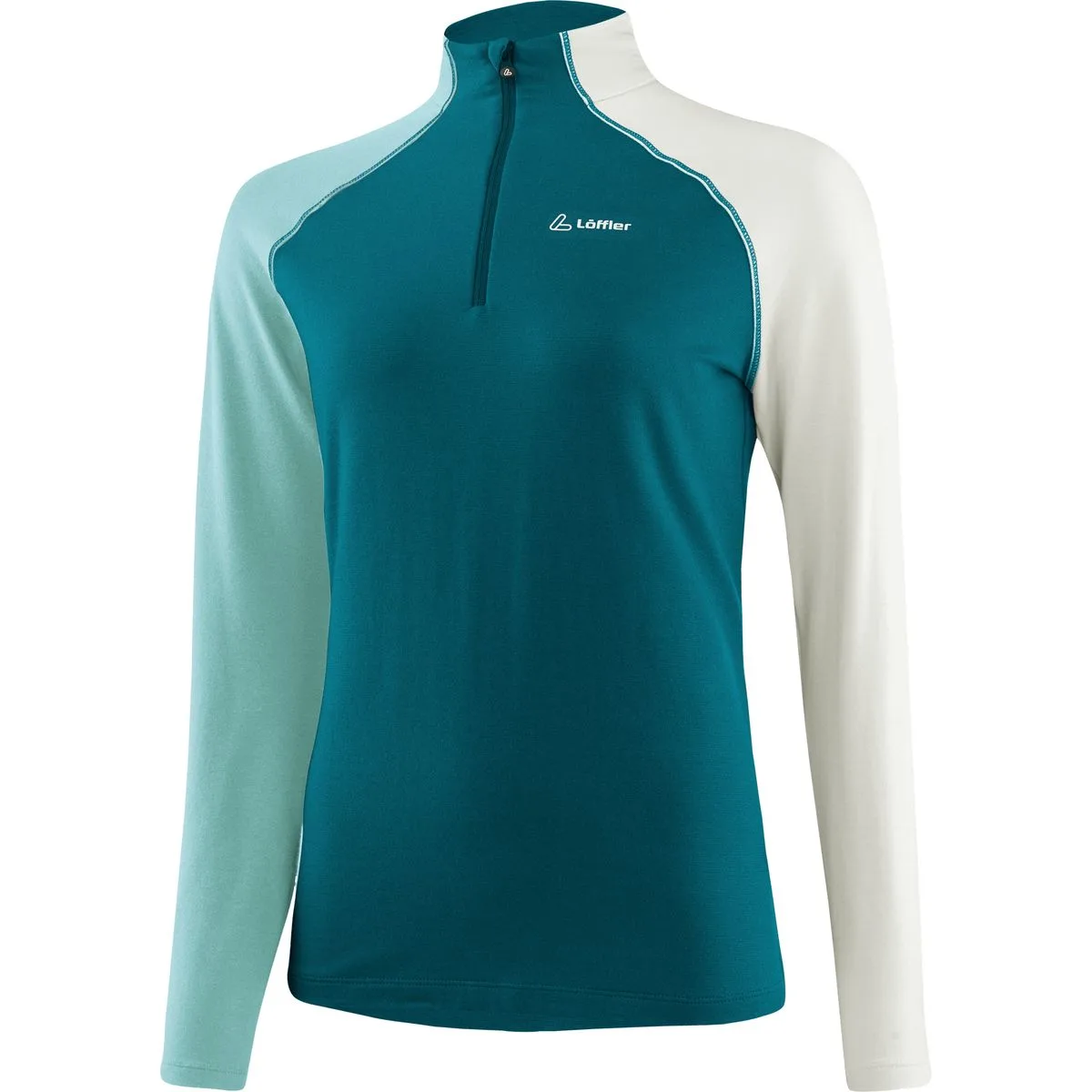 Löffler Midlayer Coblo Transtex® Rollkragenpullover, blau 36
