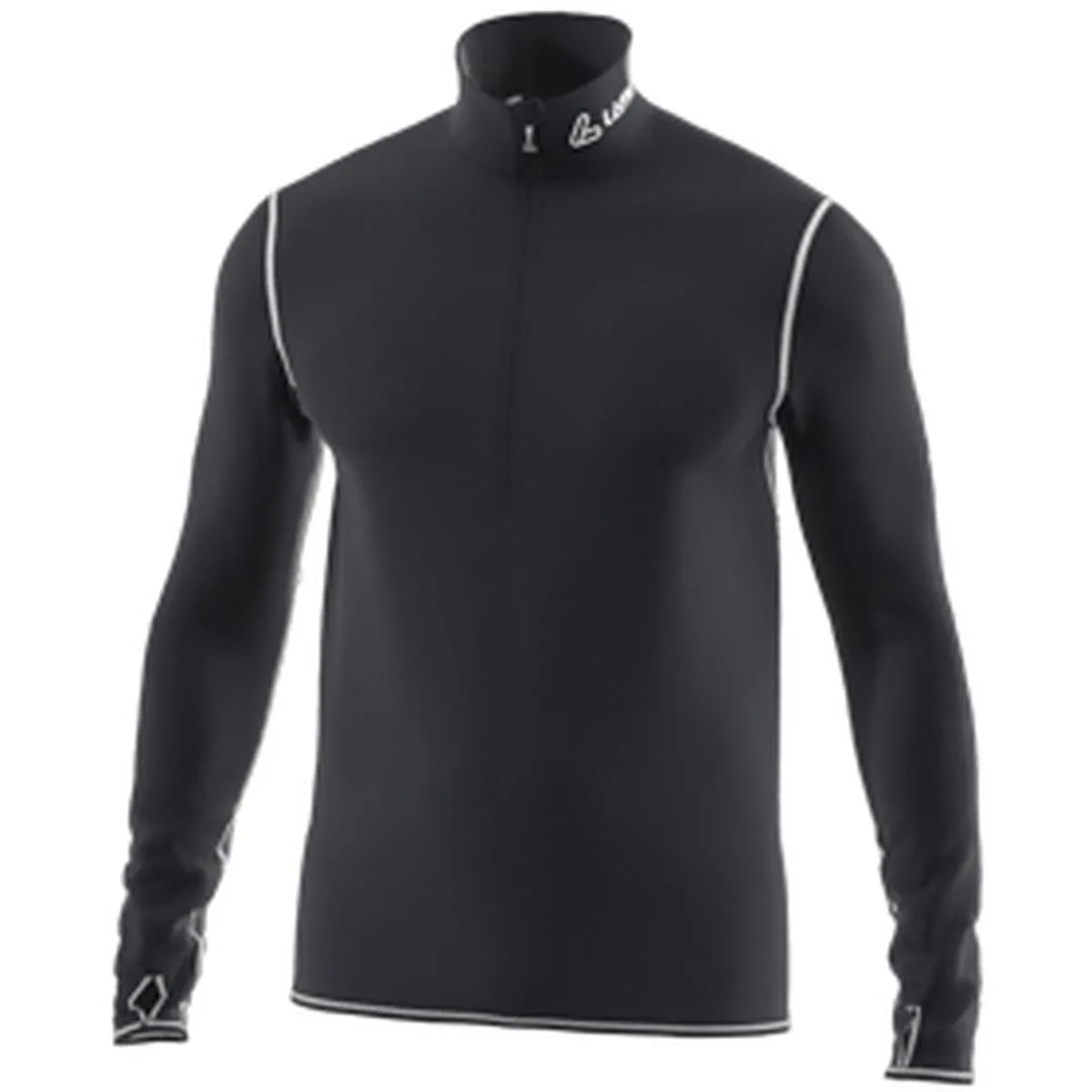 Löffler Windstopper® HZ Transtex® Light Rollkragenpullover, schwarz 50