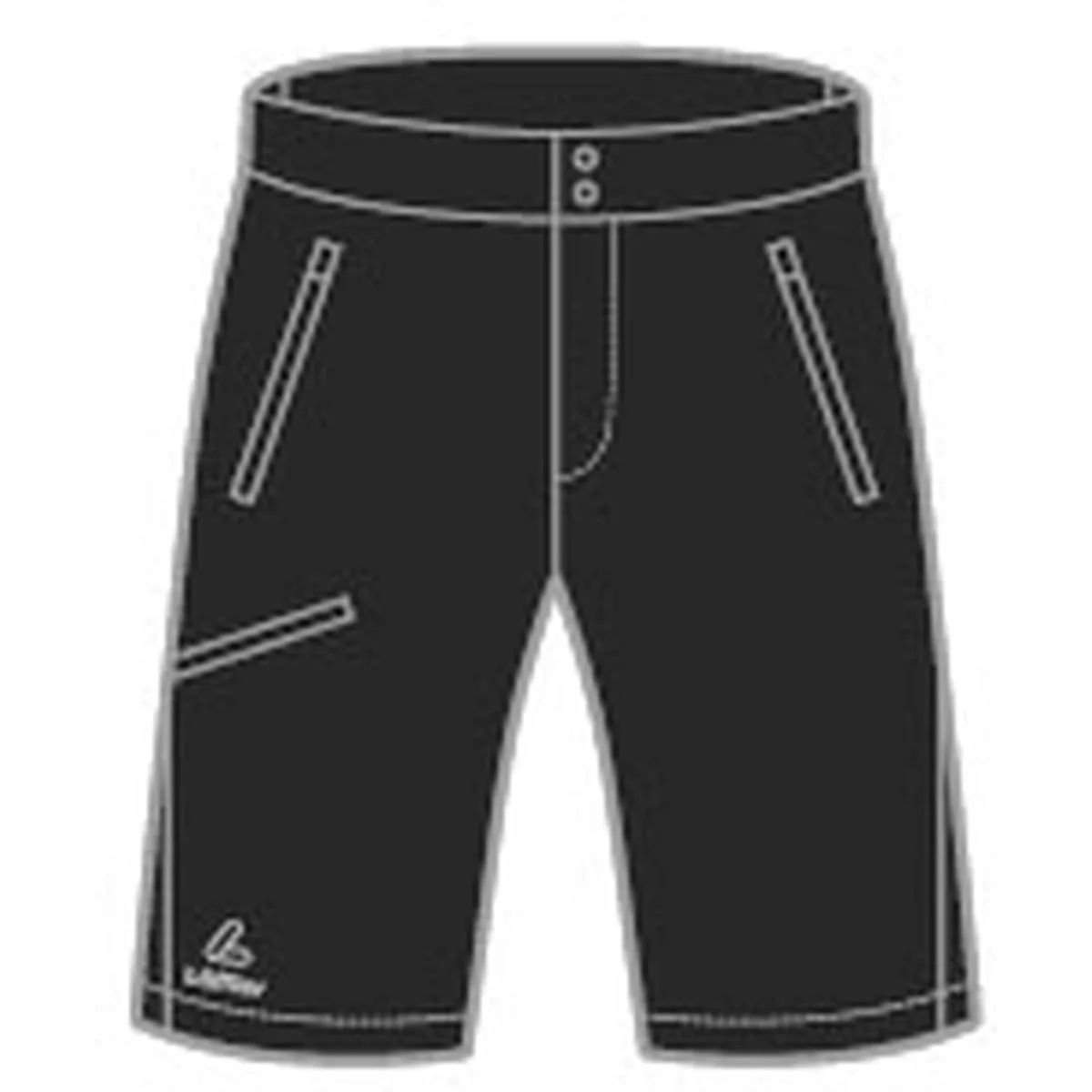 Löffler Trekking CSL Shorts, schwarz 50