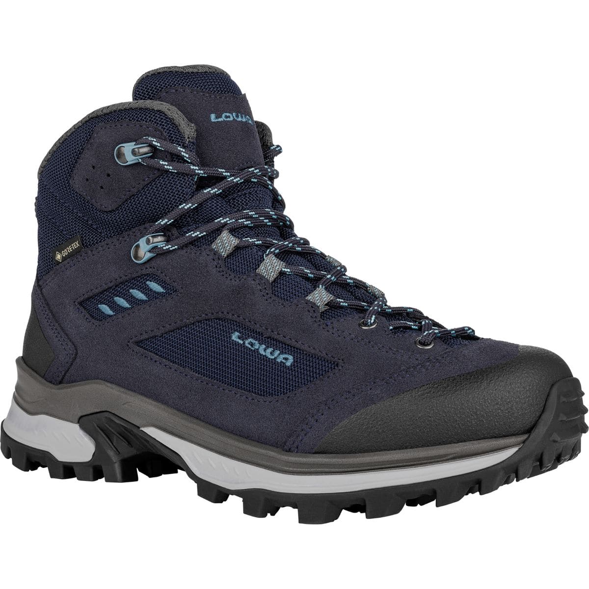 Lowa Corvara GTX Mid Damen Trekkingstiefel, blau, Größe 39 4063606565393