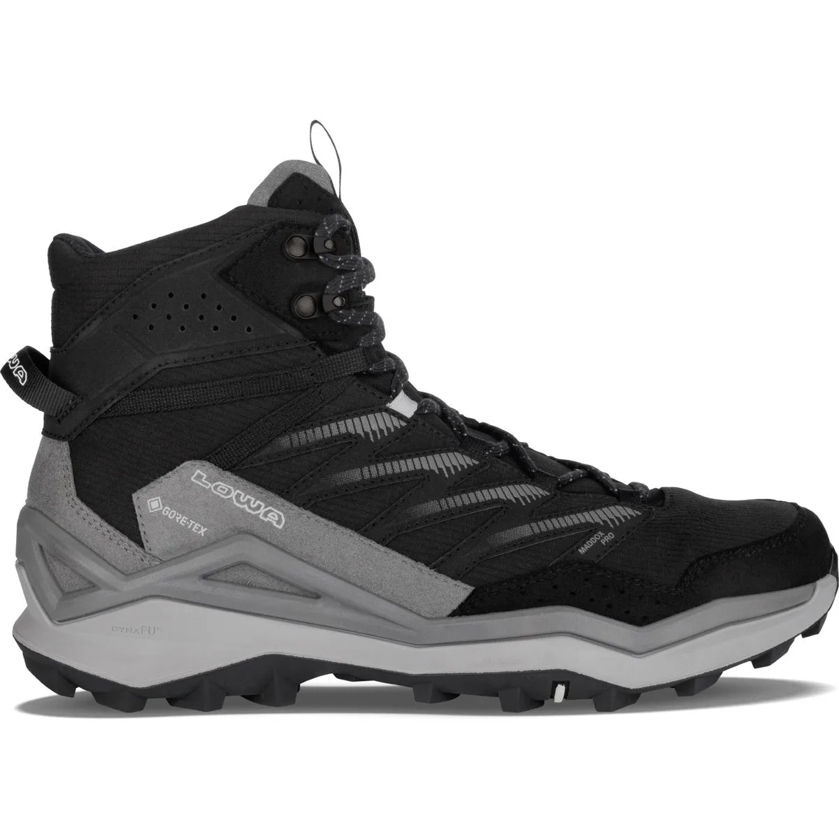 Lowa Maddox Pro GTX Mid wide Herren Multifunktionsschuhe, schwarz, Größe 42 ½ 4063606743043