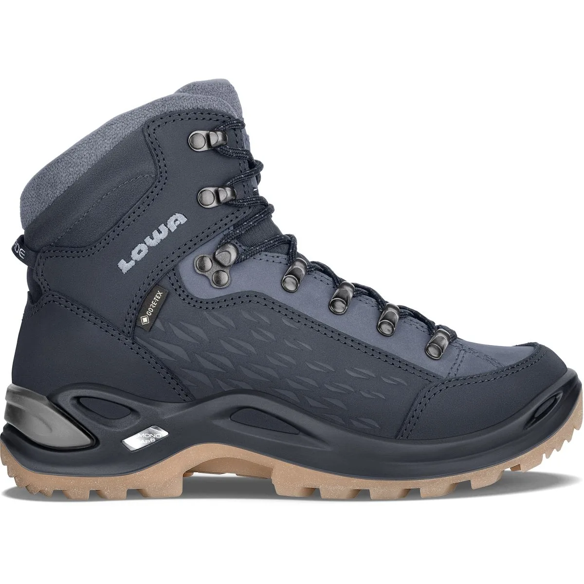 Lowa Renegade Warm GTX Mid Damen Stiefel, blau, Größe 37
