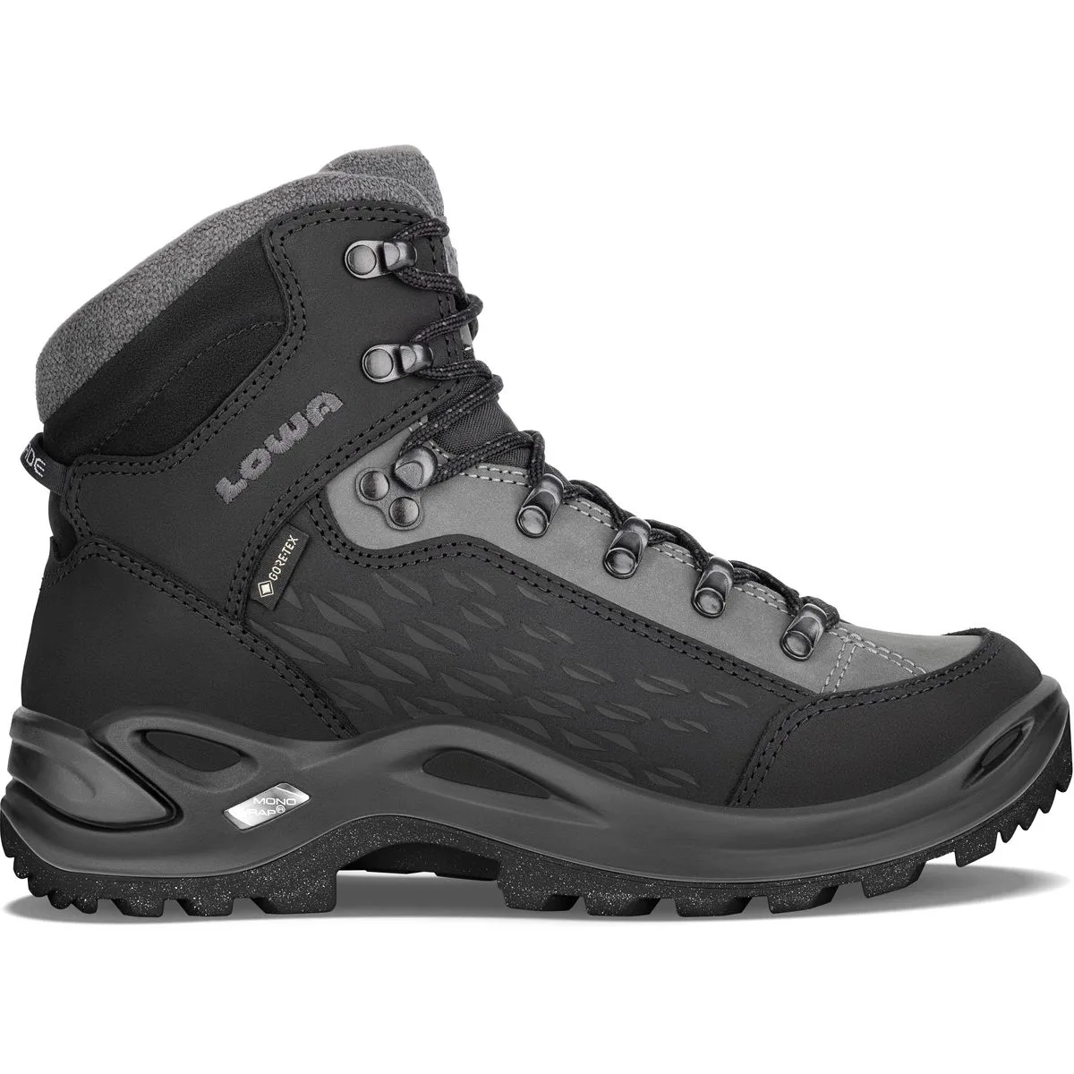Lowa Renegade Warm GTX Mid Damen Stiefel, schwarz, Größe 41