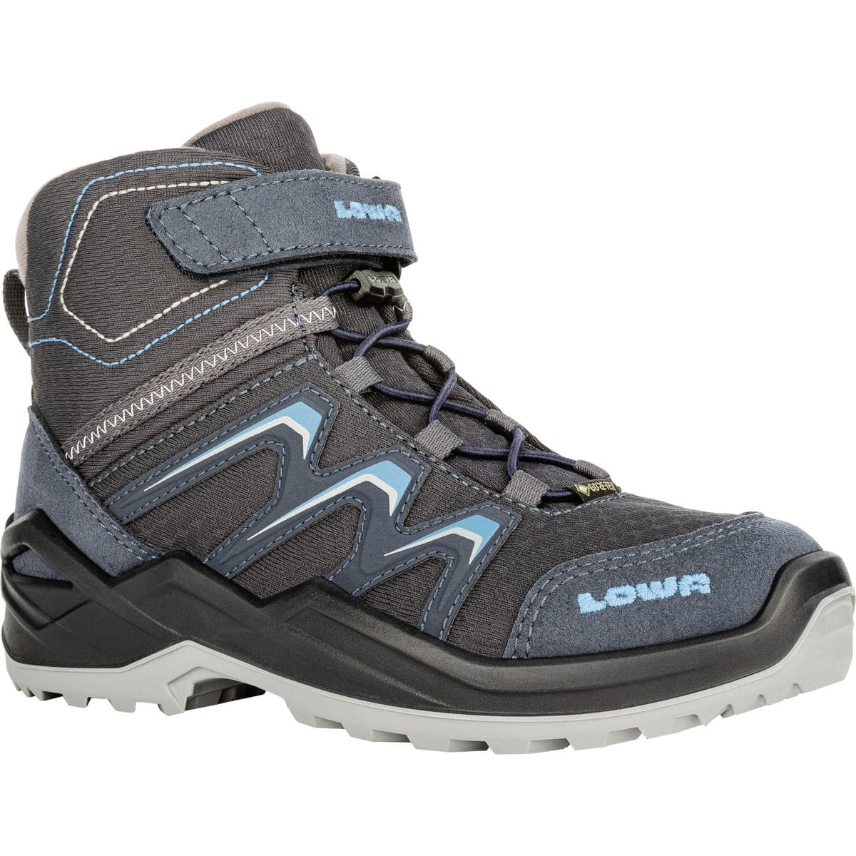 Lowa Maddox Warm GTX Mid Kinder Freizeitschuhe, blau, Größe 27 4063606701319