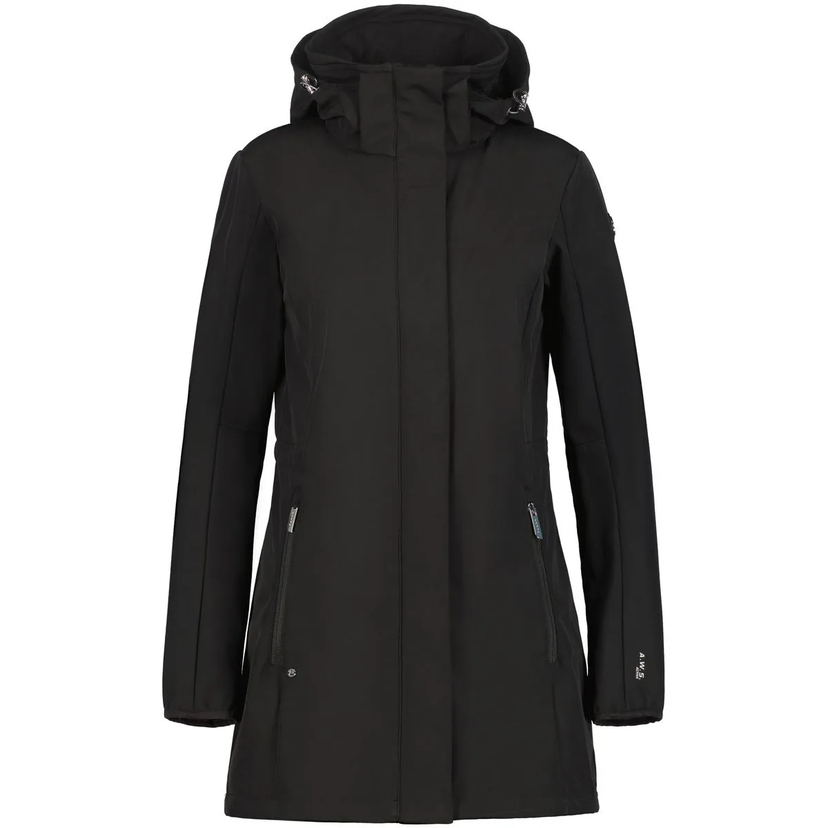 Iloniemi Damen Funktionsjacke, schwarz 46