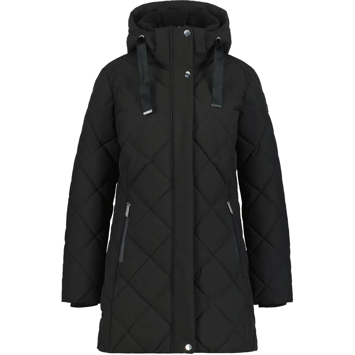 Haukkala Damen Mantel, schwarz 46
