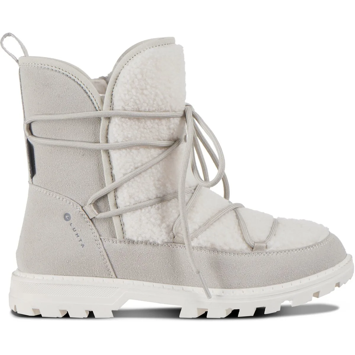 Lumottu Damen Apres-Schuhe, weiß, Größe 40 40