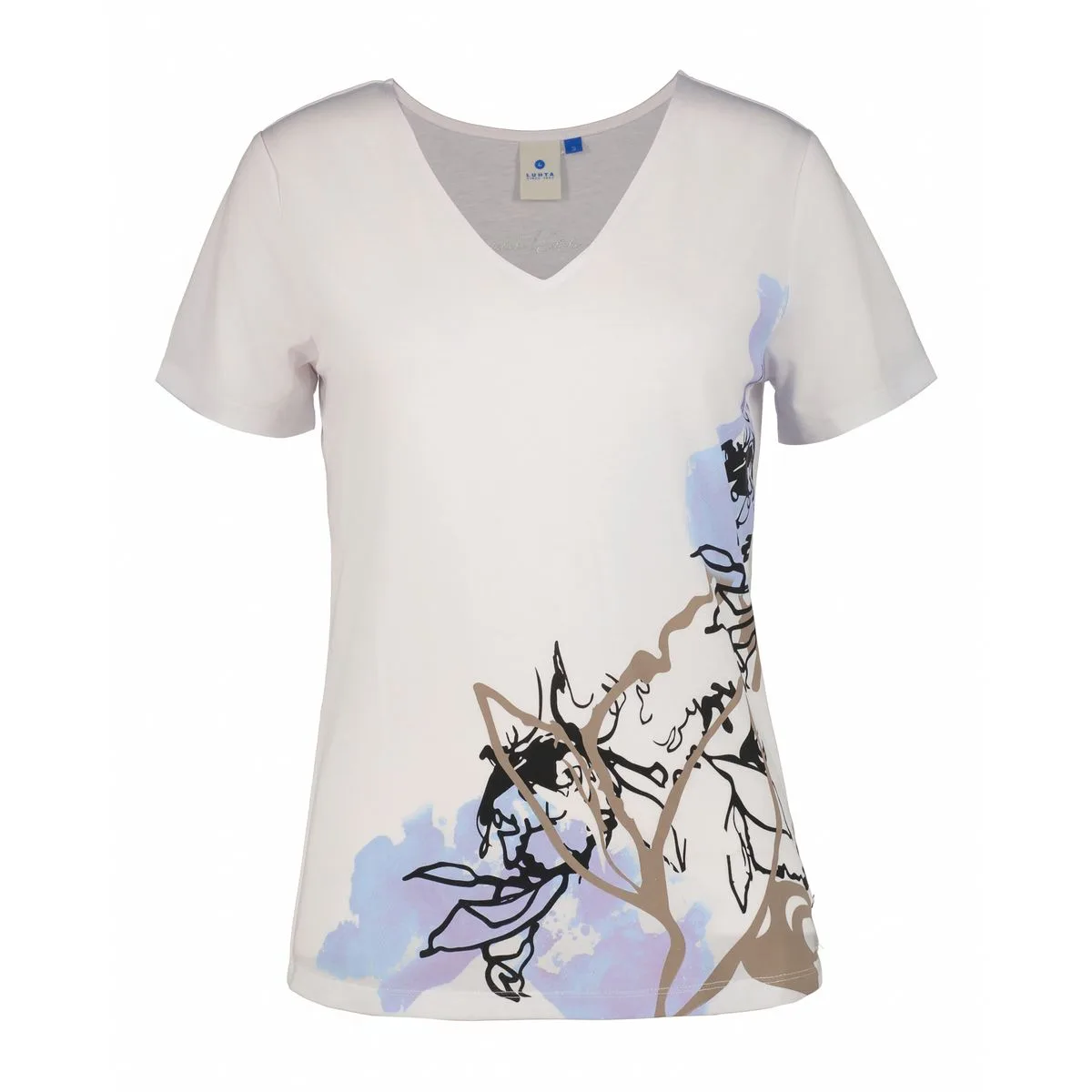 Luhta Ellis Damen T-Shirt, weiß L