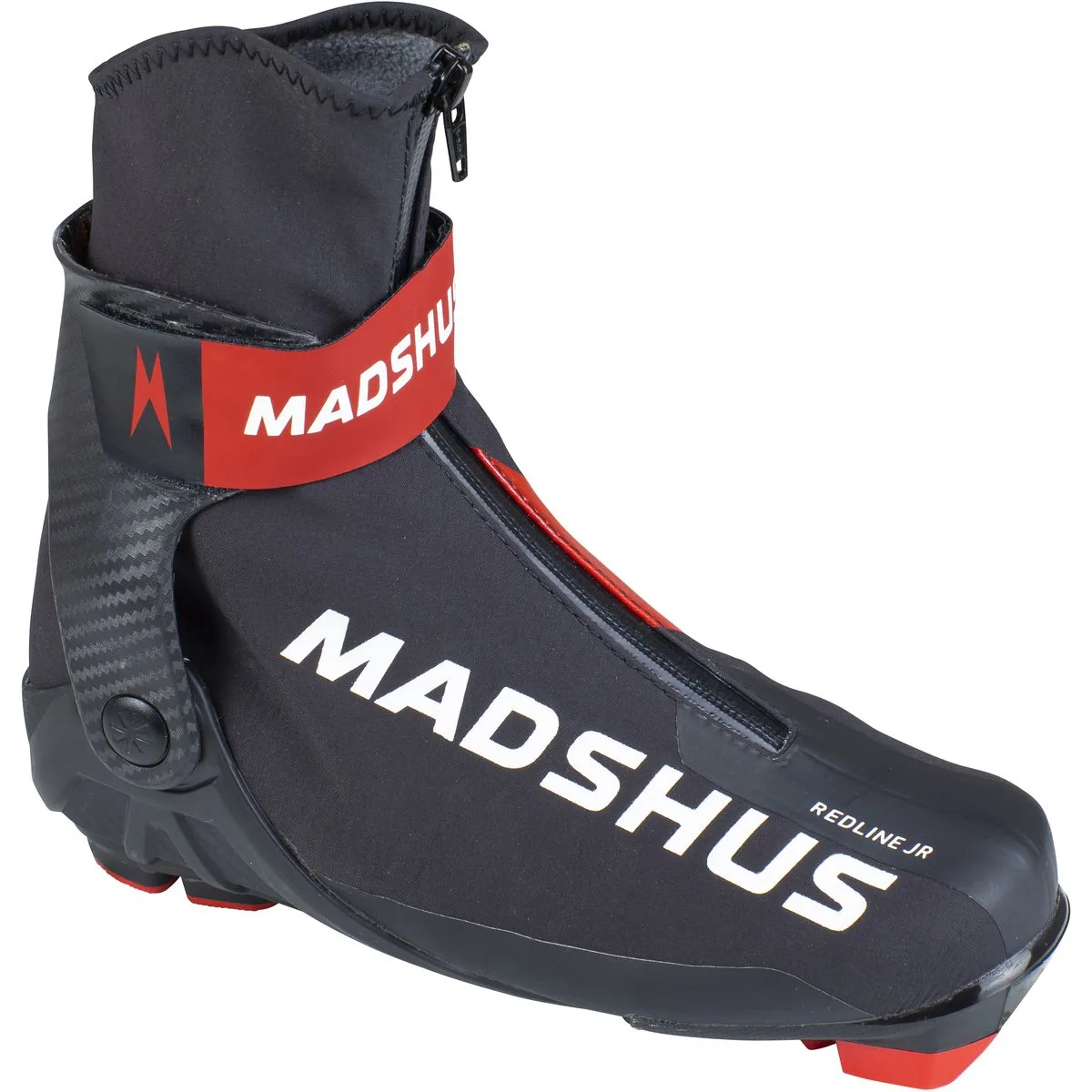 Madshus Redline JR Kinder Langlaufschuhe, schwarz, Größe 37 886745942412