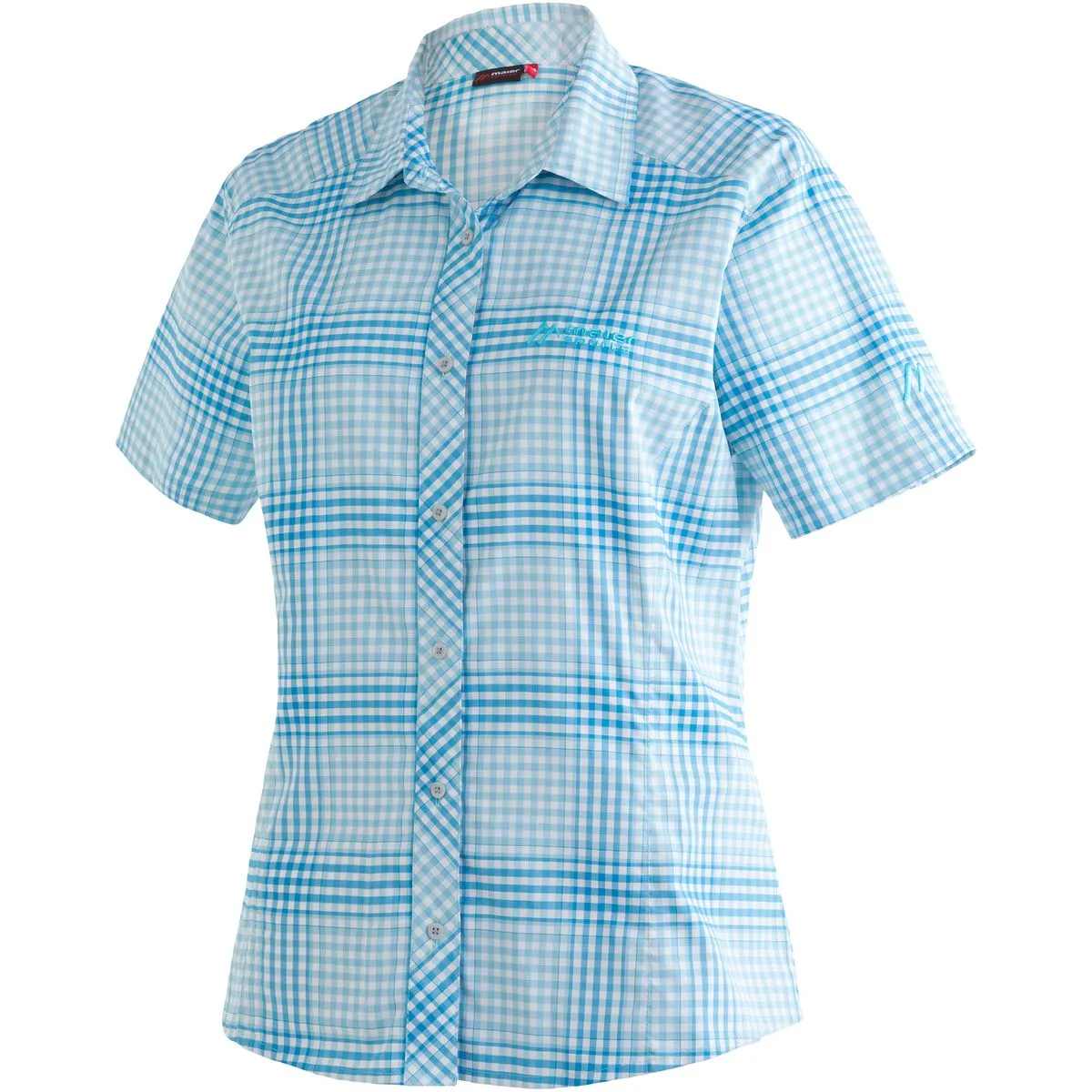 Sana S/S Damen Bluse, blau 40