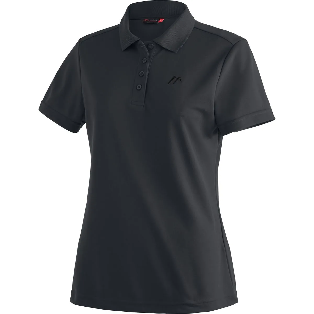 Ulrike Damen Poloshirt, schwarz 44