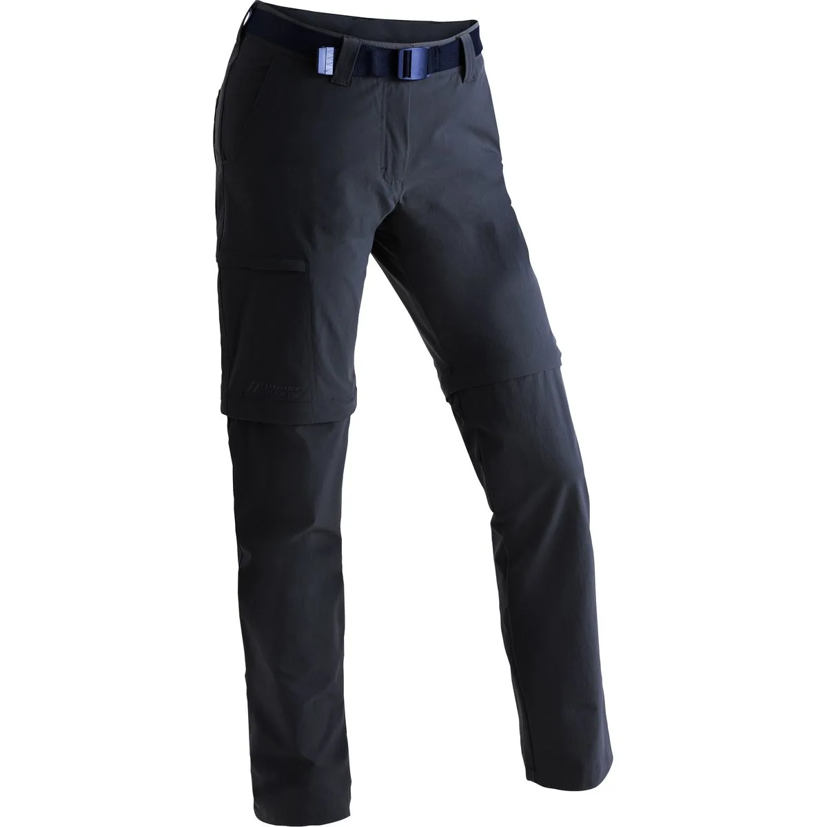 Inara slim Zip Damen Hose, blau 46