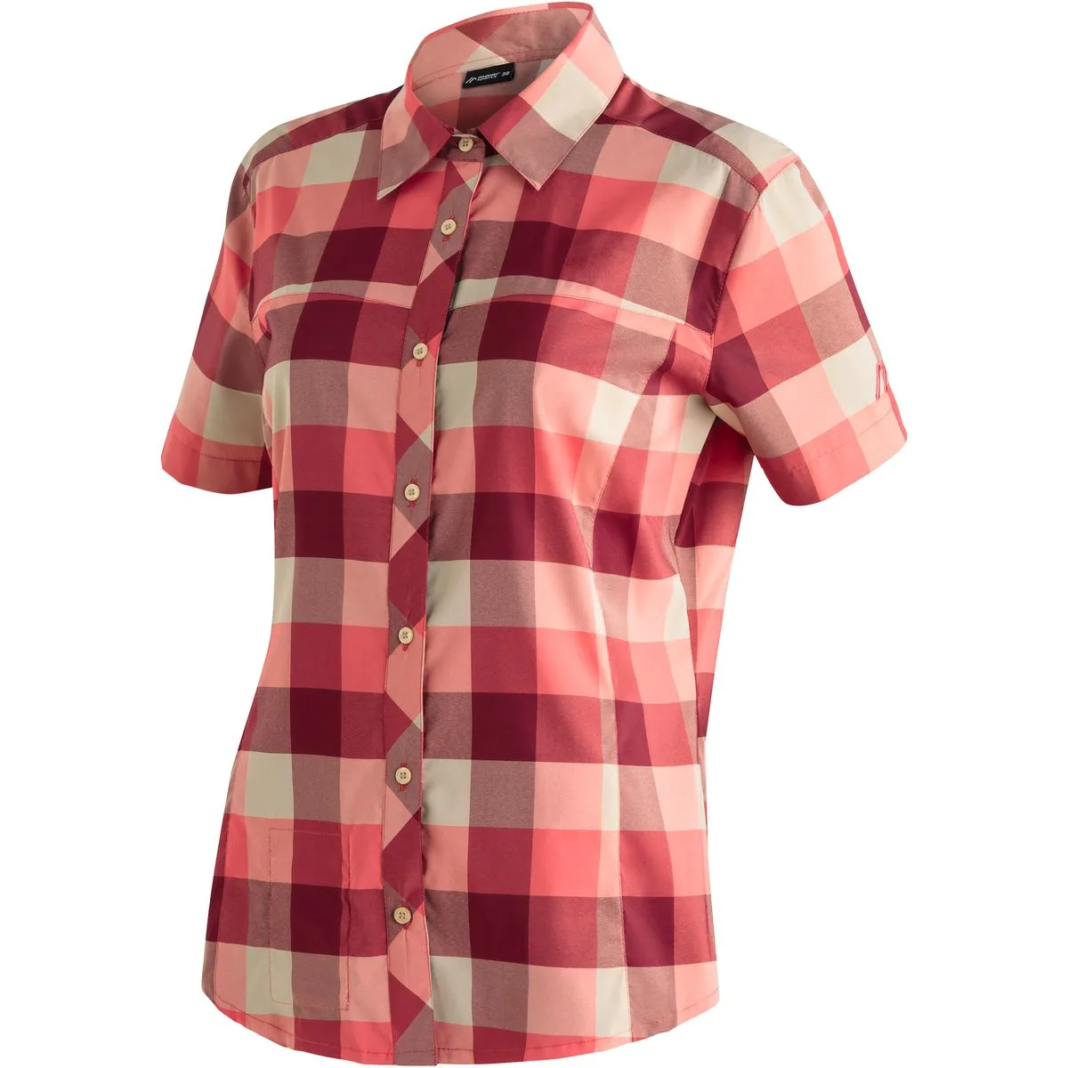 Maier Sports Kendra Damen Bluse, rot 4065716213591