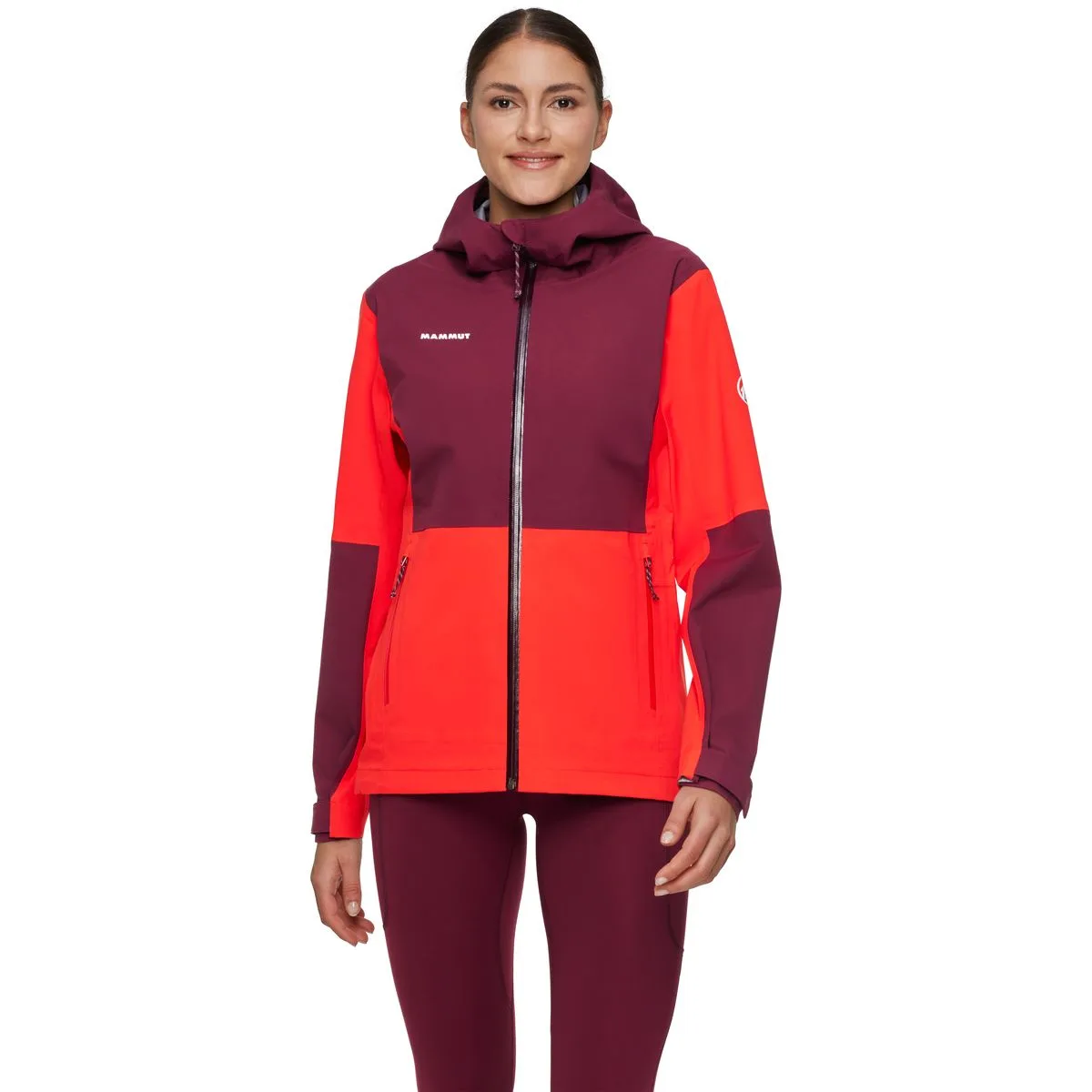 Linard Guide HS Hooded Damen Funktionsjacke, rot M