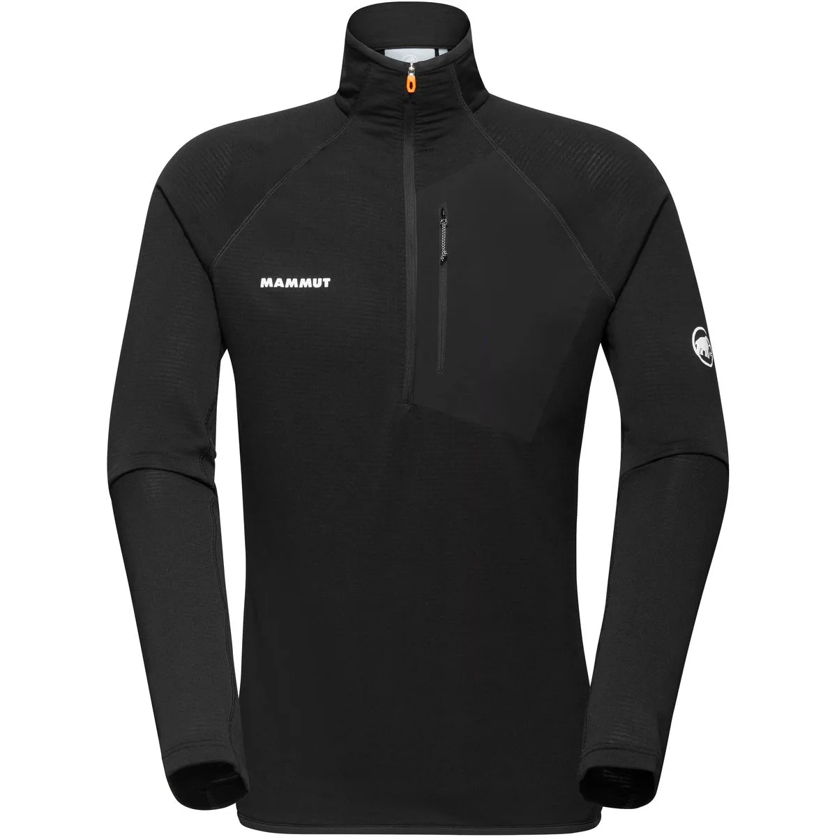 Aenergy Light ML Half Zip Herren Pullover, schwarz L