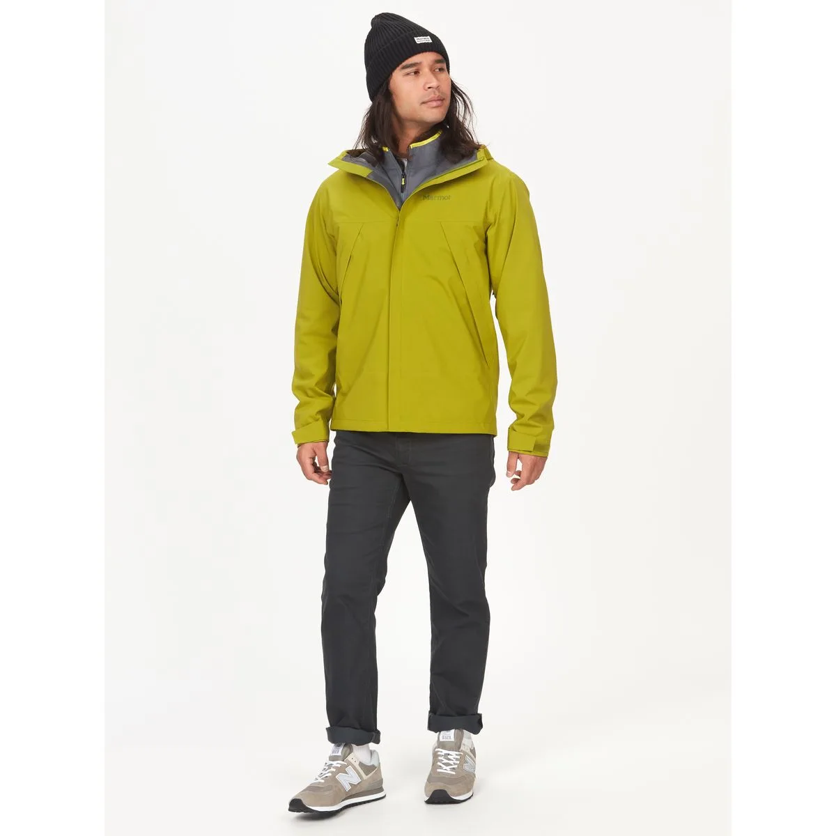 PreCip Eco Pro Herren Regenjacke, schwarz M