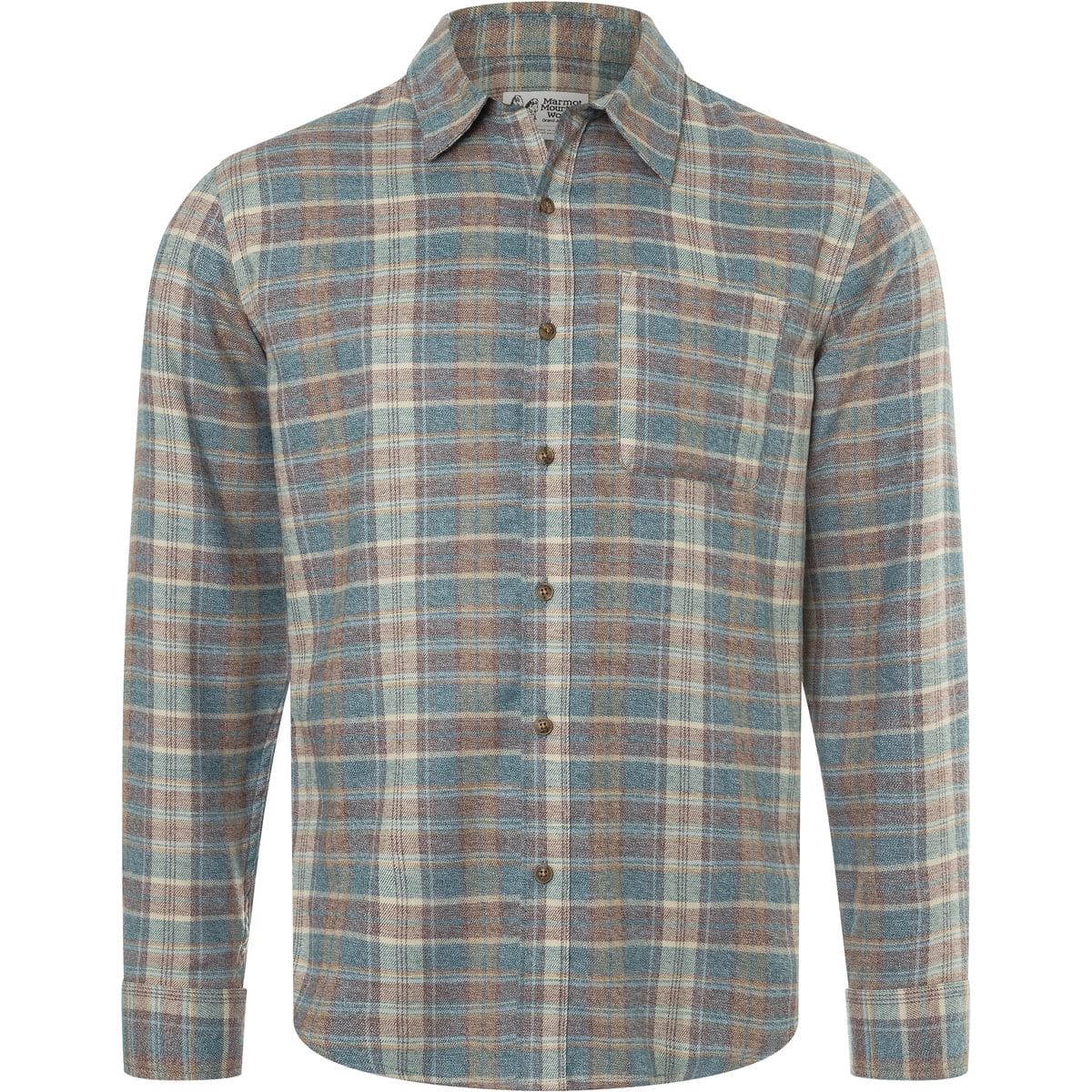 Fairfax Novelty Hthd Leightweight Flannel Herren Hemd, türkis XXL