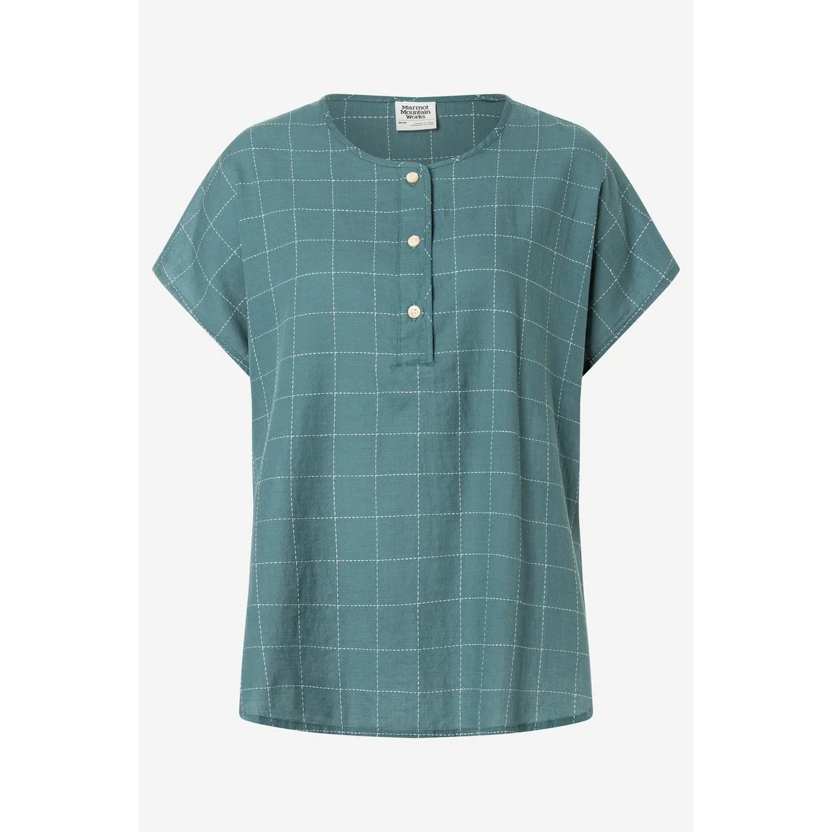 Rhea Henley Damen Hemd, türkis M