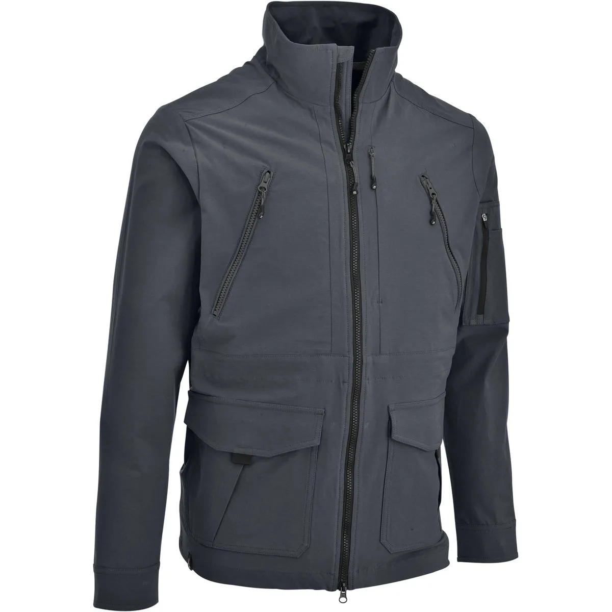 Kilimandscharo Herren Funktionsjacke, grau 52