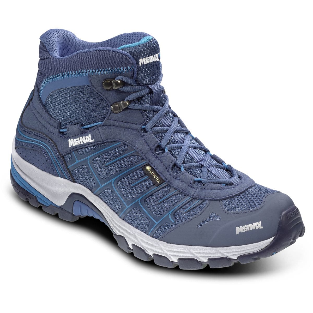 Quebec Mid GTX Damen Trekking-Halbschuhe, blau, Größe 40 40