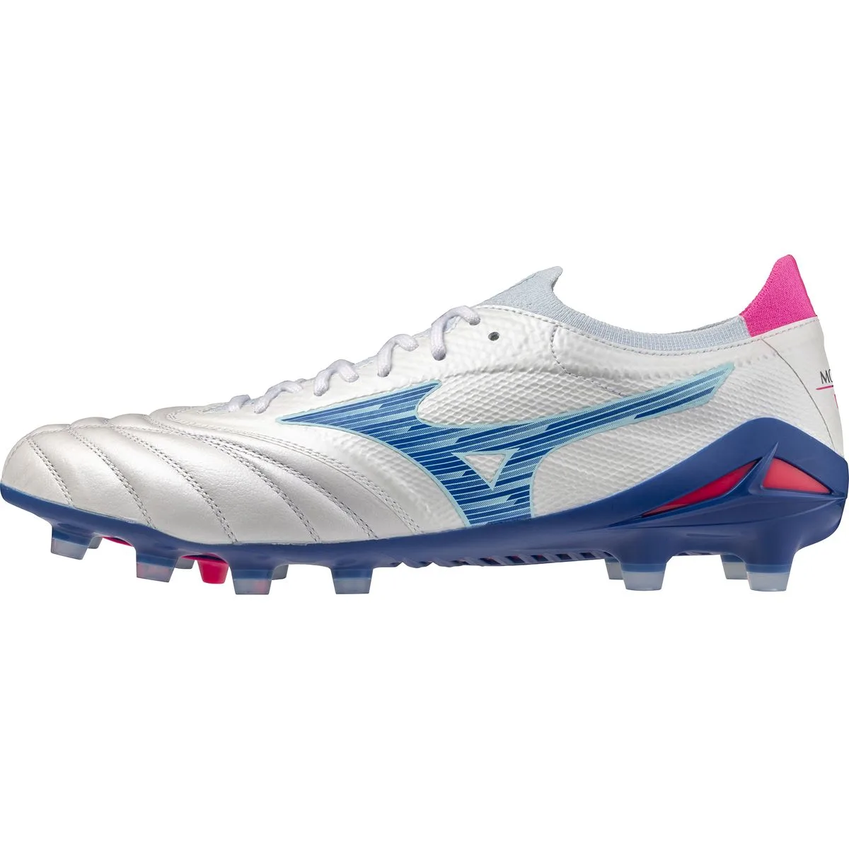 Mizuno Morelia Neo IV Beta Elite FG Nockenschuhe, weiß, Größe 42 5059882637519