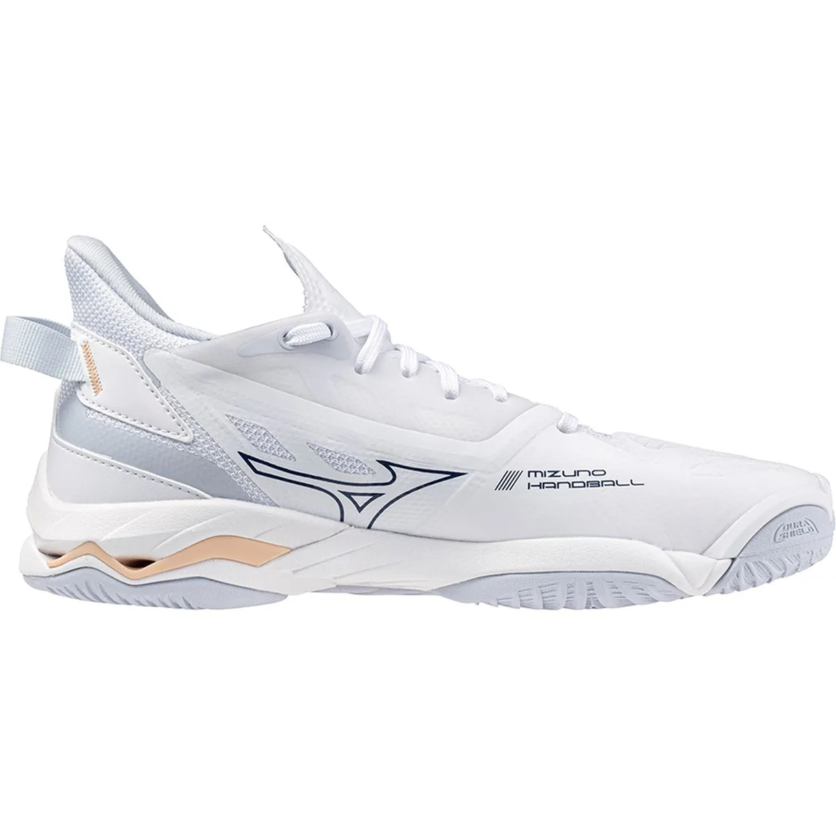 Wave Mirage 5 Damen Volleyballschuhe, weiß, Größe 38 ½ 38 ½