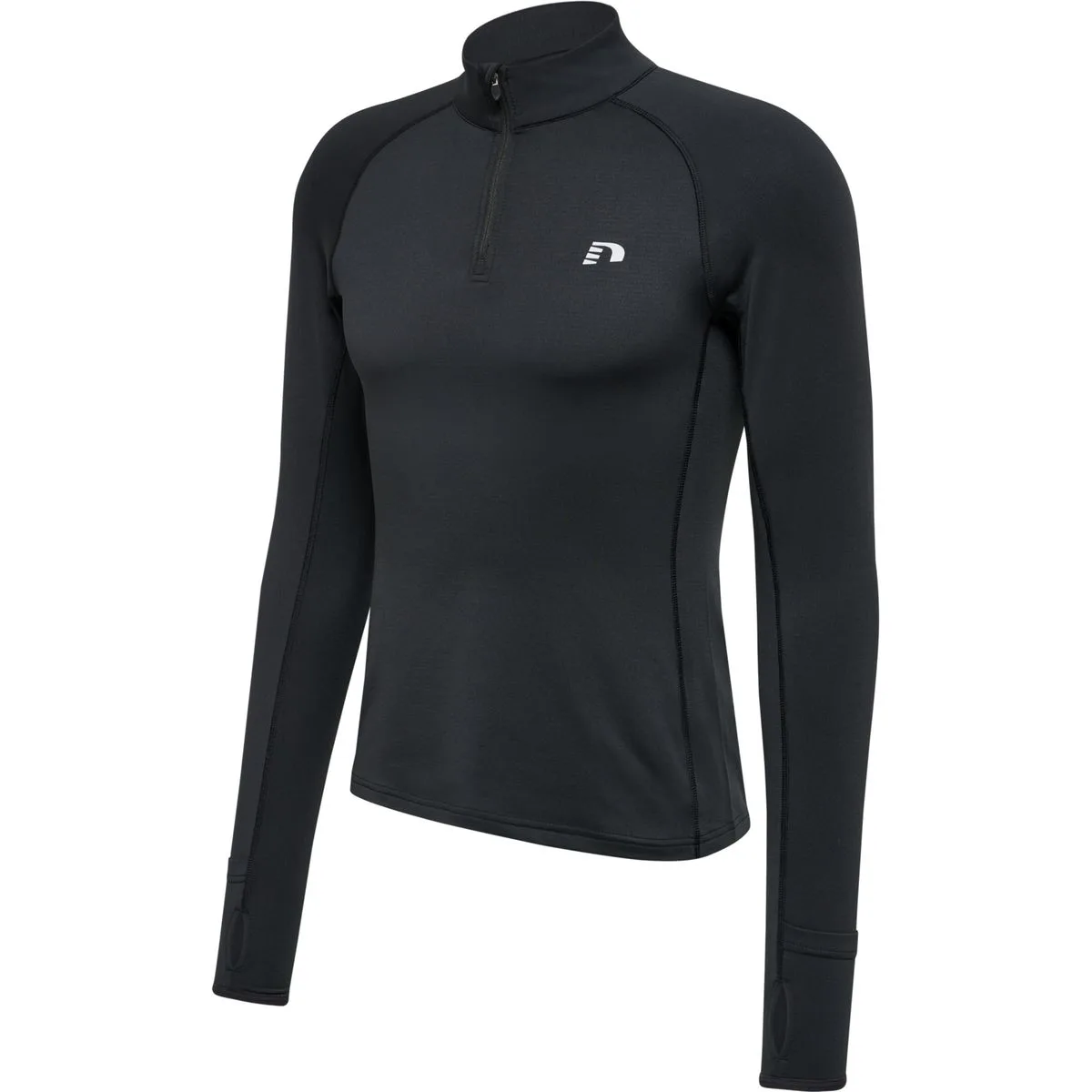 Lakewood 1/2 Zip Damen Rollkragenpullover, schwarz XL