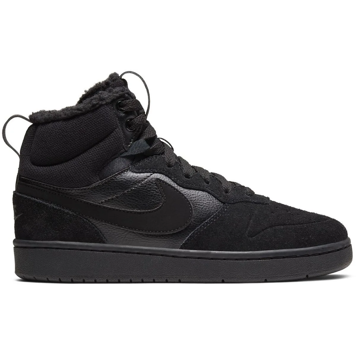 Court Borough Mid 2s Jungen Freizeitschuhe, schwarz, Größe 38 ½ 38 ½