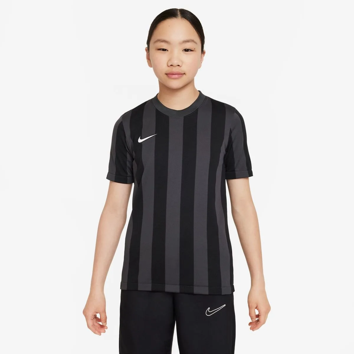 Dri-Fit Division 4 Striped Kinder Trikot, grau US: XL