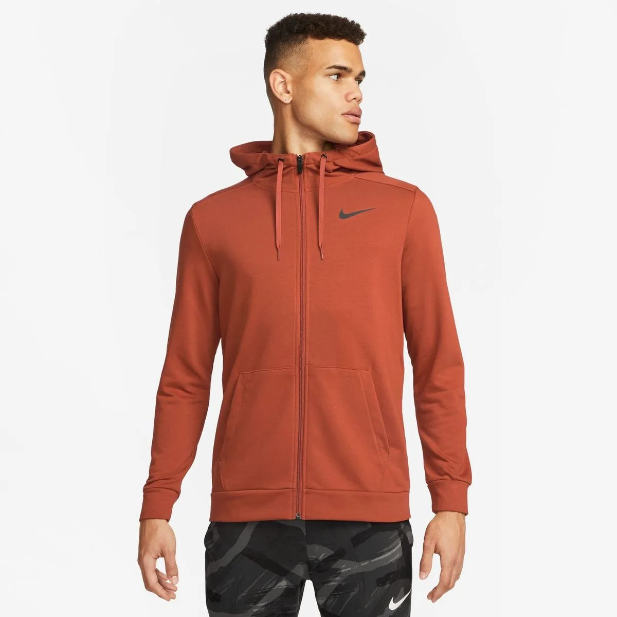 Dry Dri-Fit Hooded Fit ness Full-Zip Herren Midlayer, orange US: 2XL