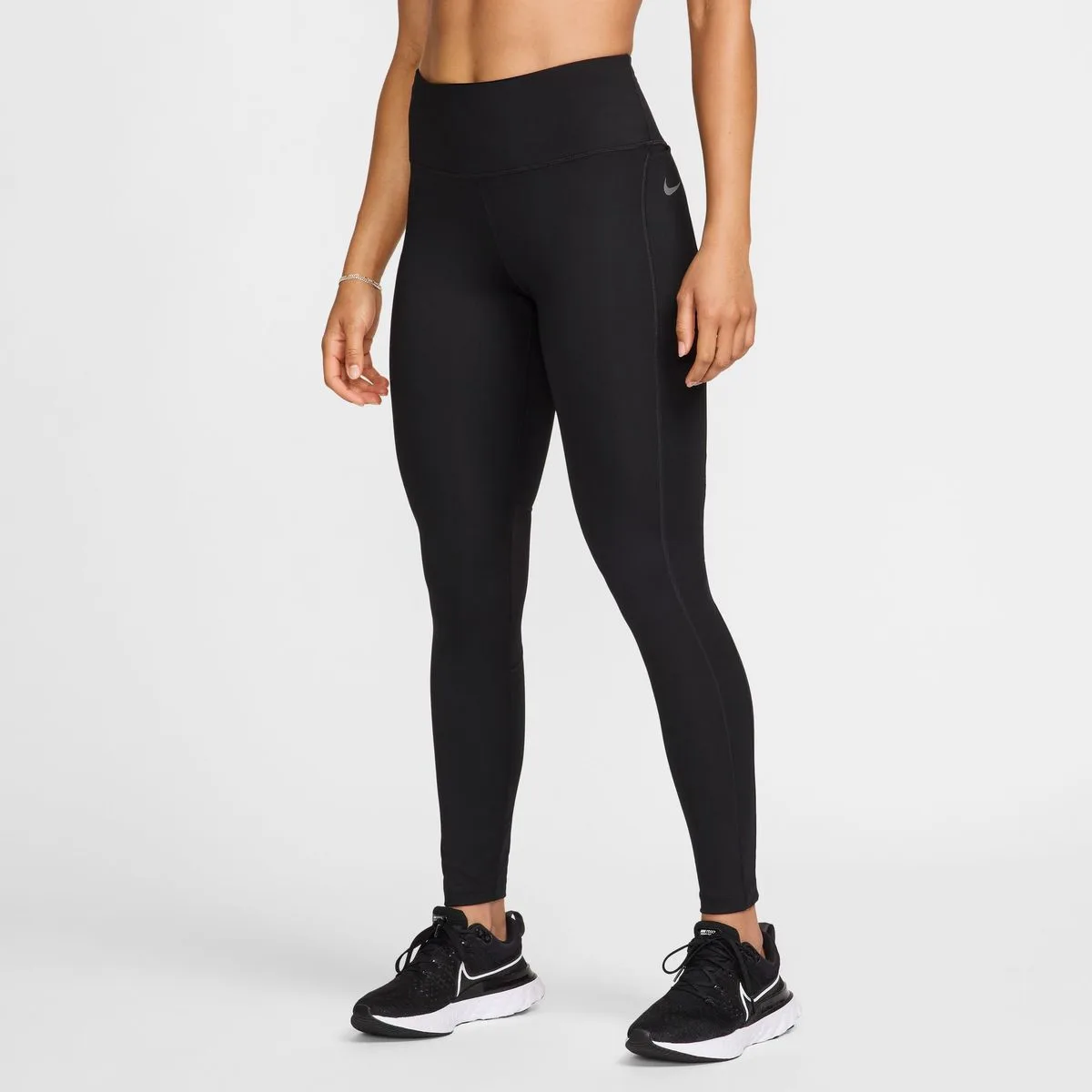 Epic Fast Mid-Rise Pocket Damen Tights, schwarz US: L