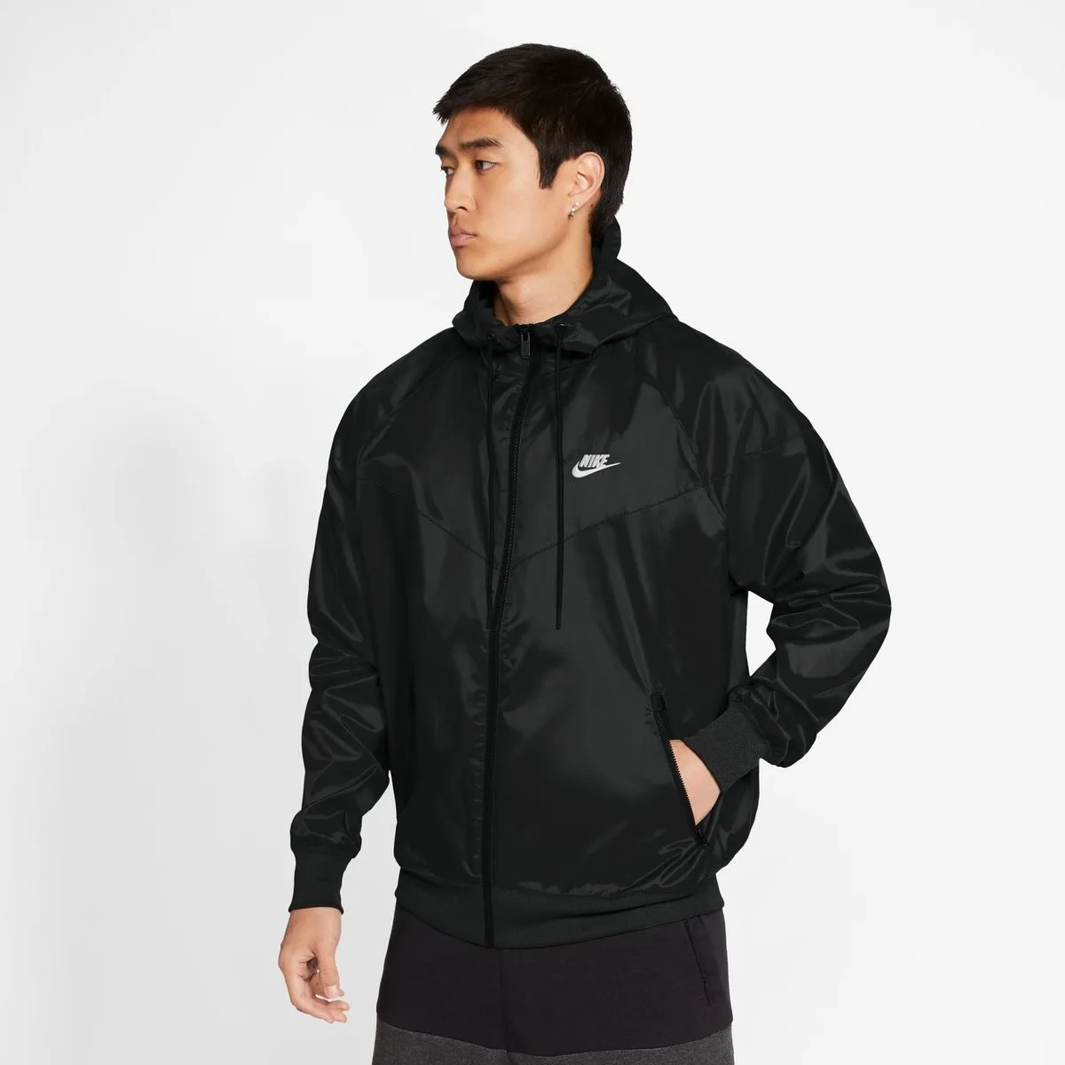 Sportswear Windrunner Hooded Herren Midlayer, schwarz US: 2XL