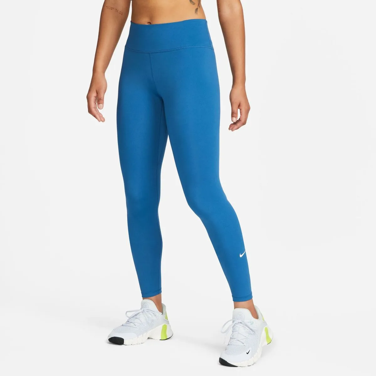 One Mid-Rise Damen Tights, türkis US: L