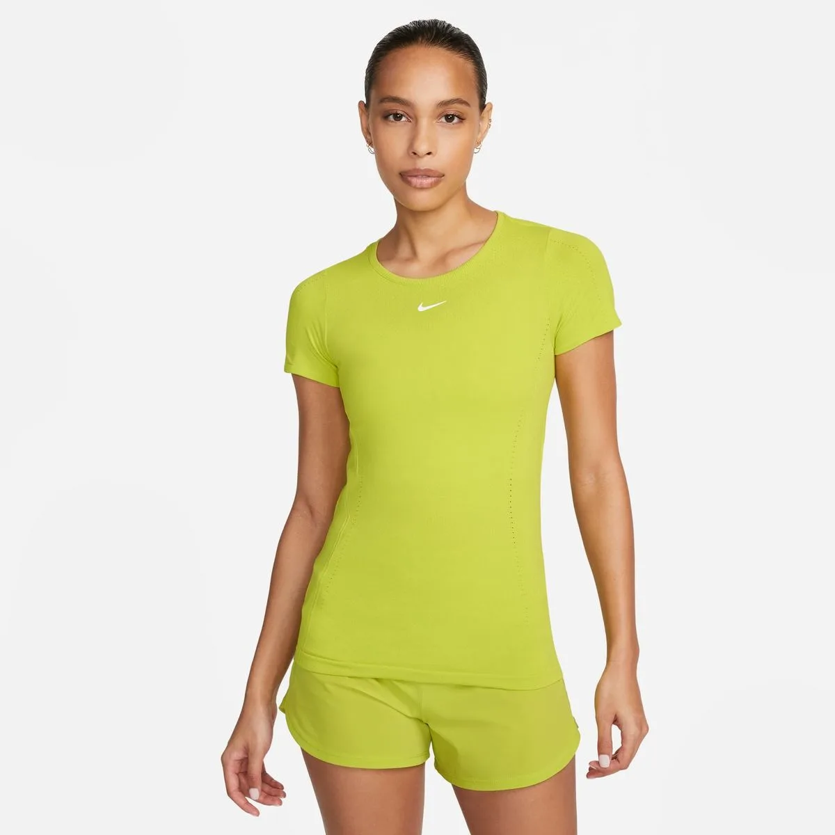 Dri-Fit ADV Aura Slim-Fit Damen T-Shirt, grün US: XS