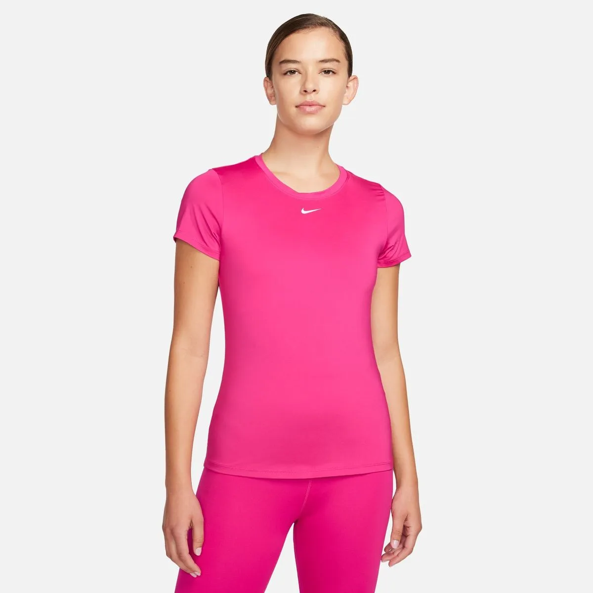 Dri-Fit One Slim Fit Damen T-Shirt, pink US: S