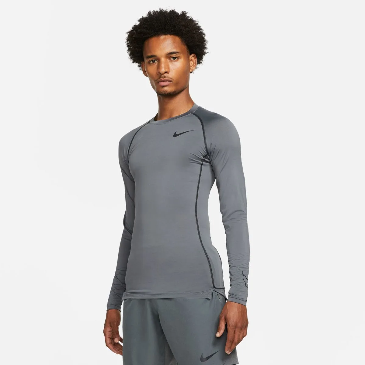 Pro Dri-Fit Fit Herren Sweatshirt, grau US: M