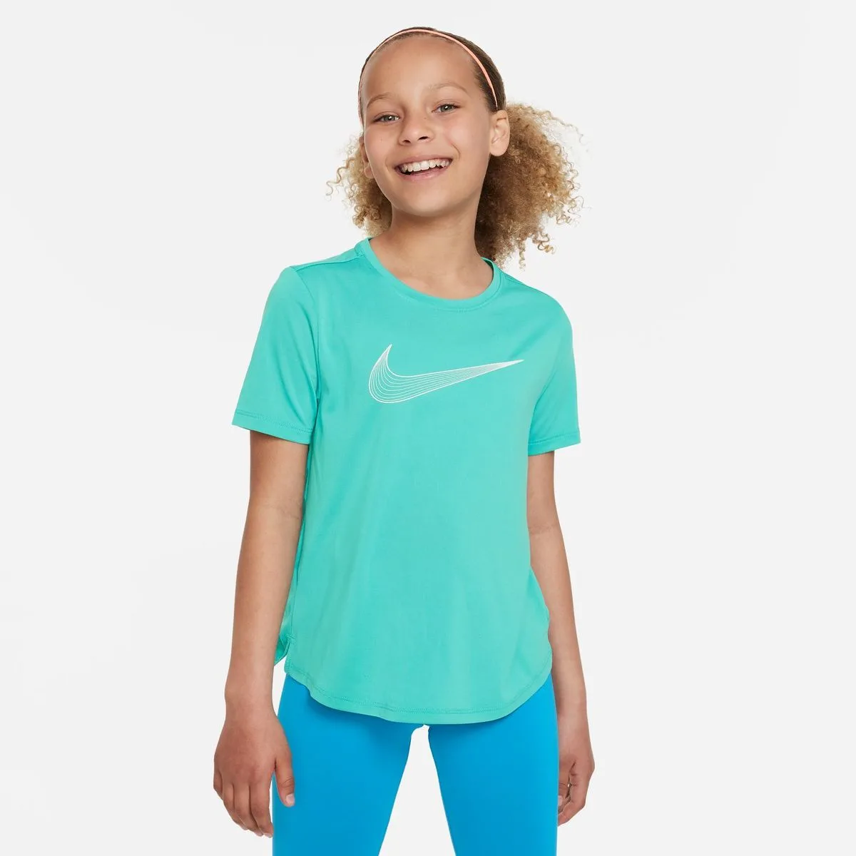 One Dri-Fit Training Mädchen T-Shirt, transparent US: XL