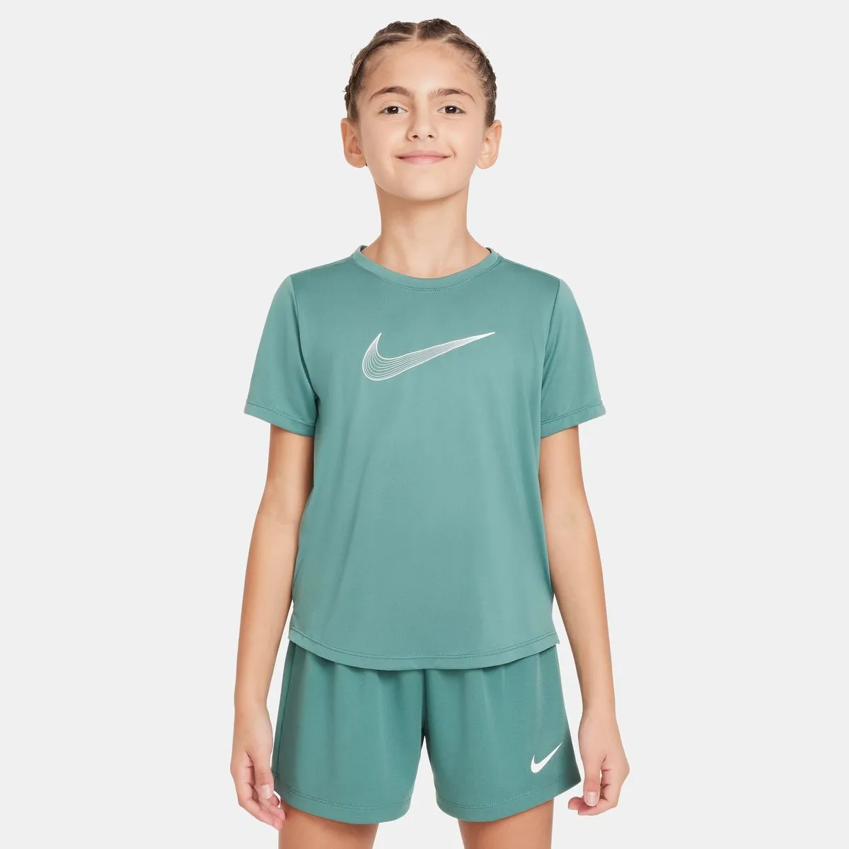 One Dri-Fit Training Mädchen T-Shirt, grün US: XS