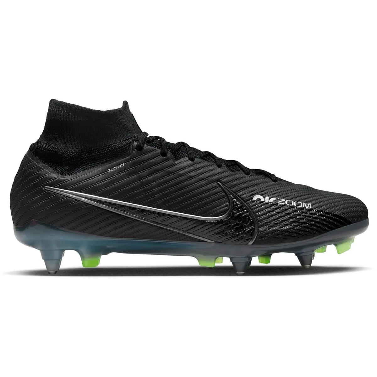 Zoom Mercurial Superfly 9 Elite SG-Pro Anti-Clog Tractions Herren Nockenschuhe, schwarz, Größe 43 43