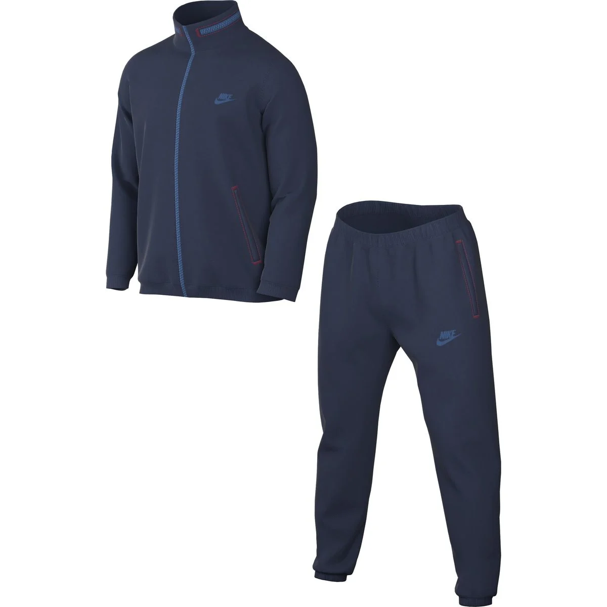 Nike Sportswear Sport Essentials Woven Herren Sportanzug, blau