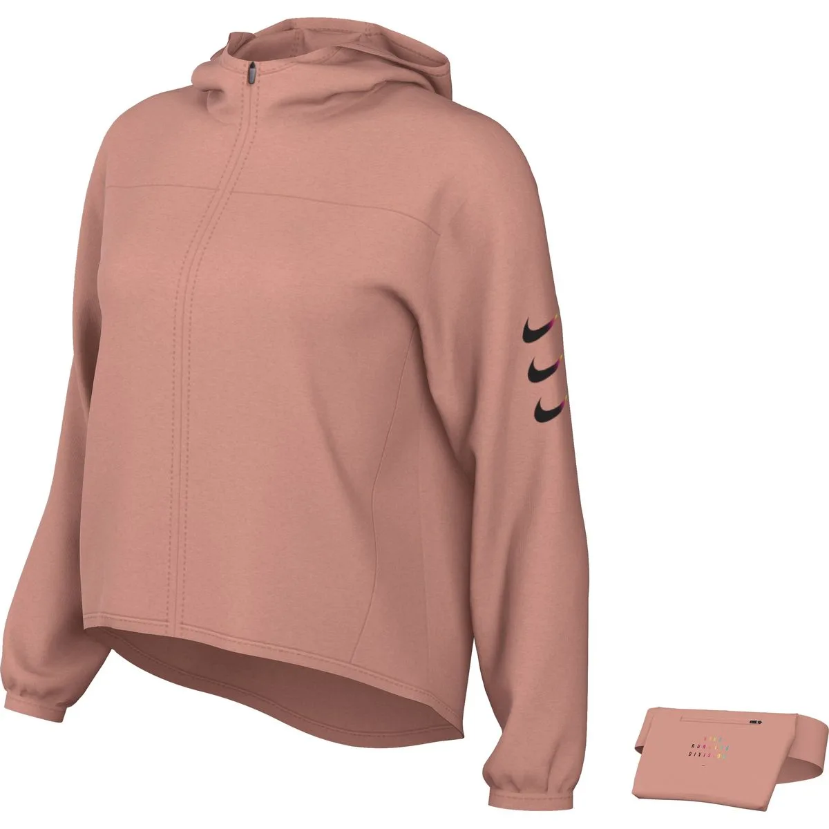 Run Division Packable Damen Jacke, rosa US: S