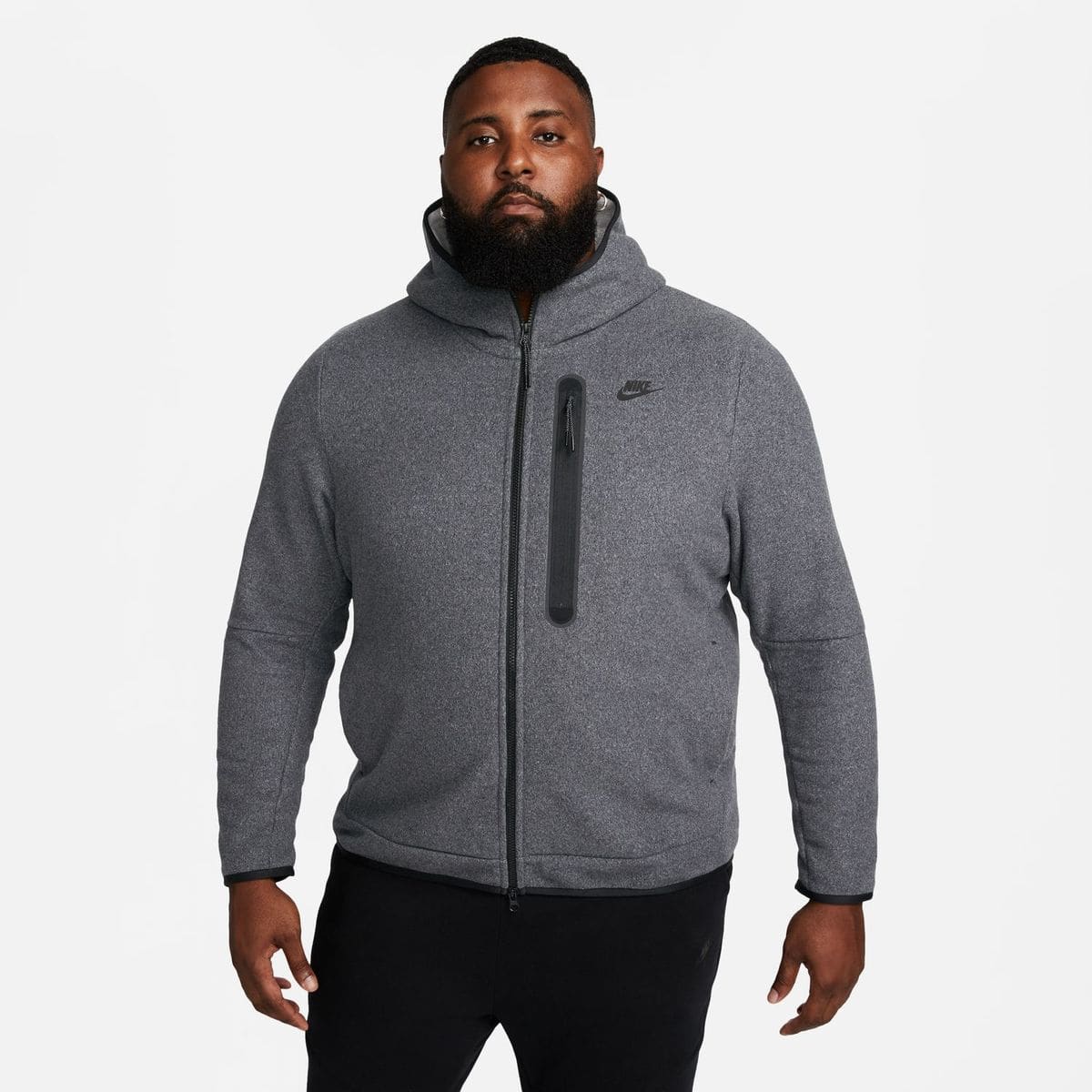 Sportswear Tech Full-Zip Winterized Herren Midlayer, schwarz US: XS