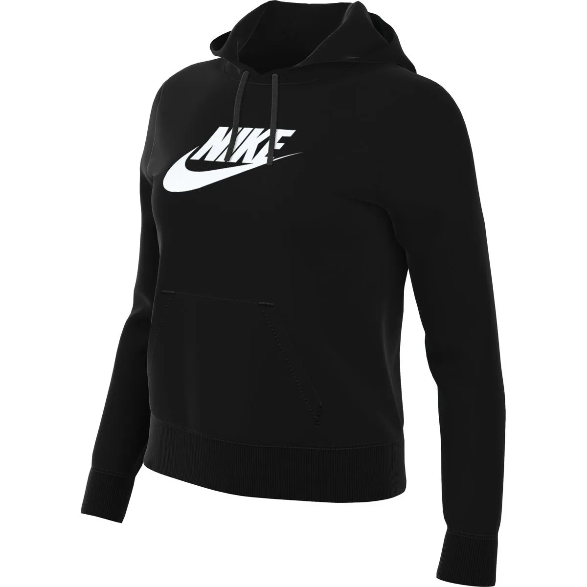 Sportswear Logo Damen Kapuzensweater, schwarz US: XS