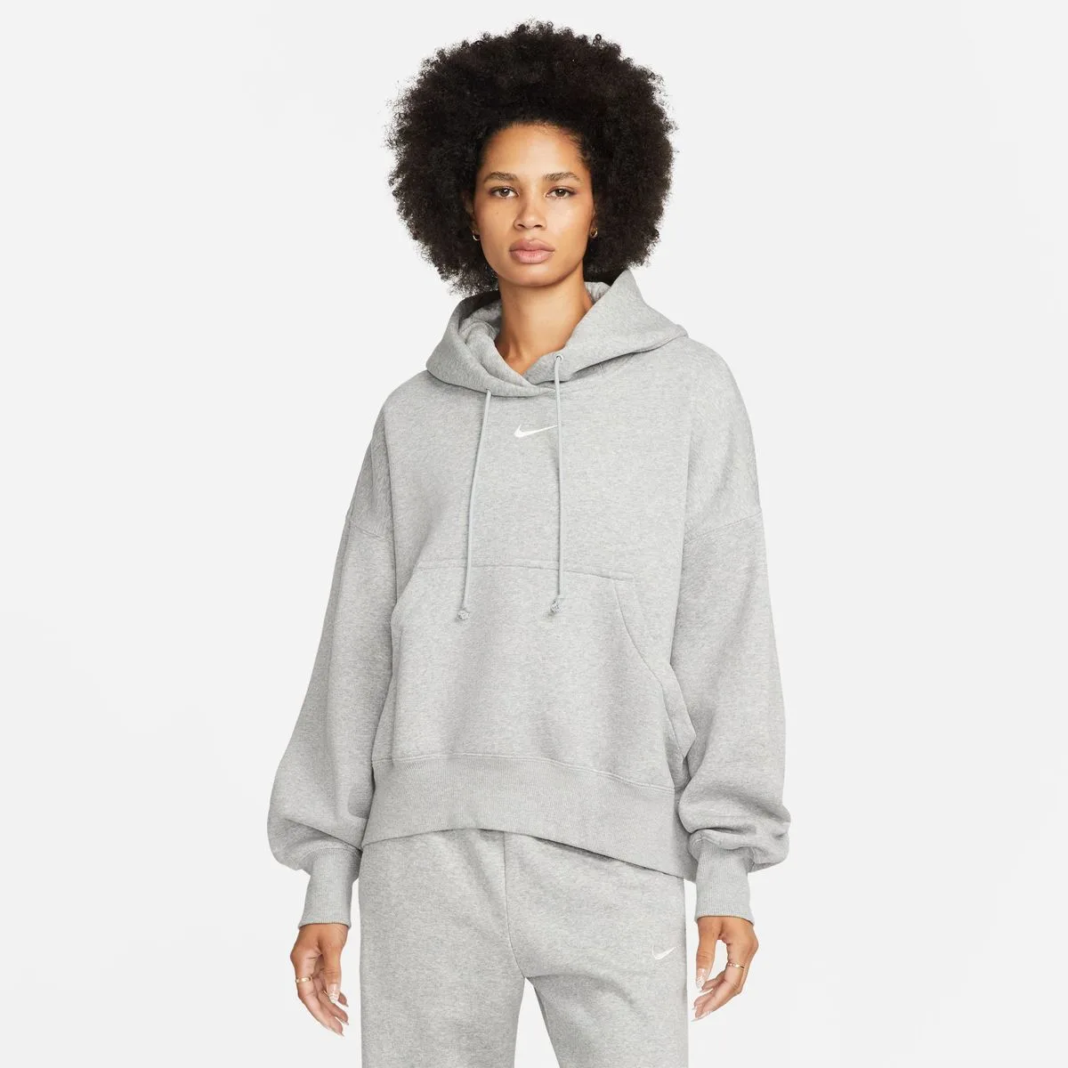 Sportswear Phoenix Over-Oversized Damen Kapuzensweater, grau US: M